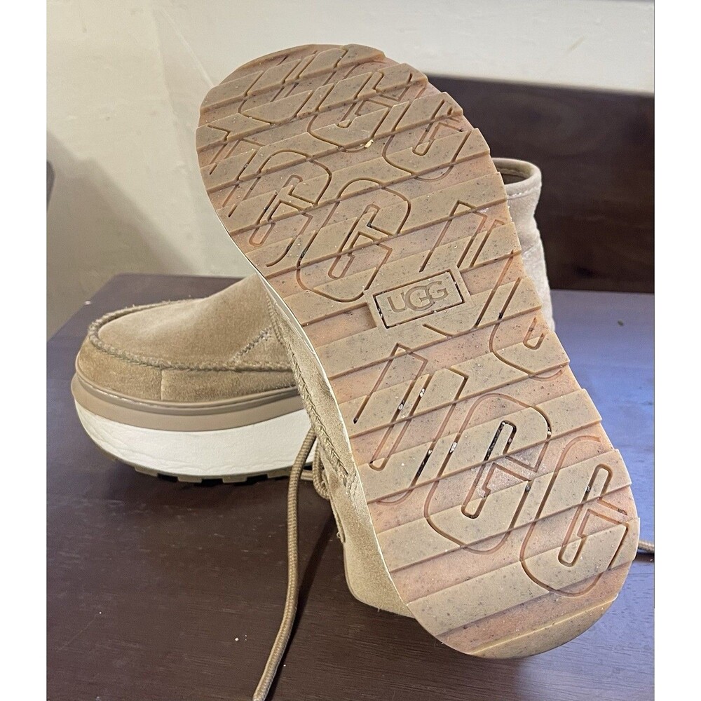 UGG Marin Platform Bootie Chestnut Women’s Size 8 - Picture 7 of 8